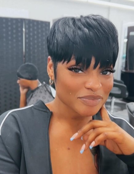 Black hair shop pixie cut